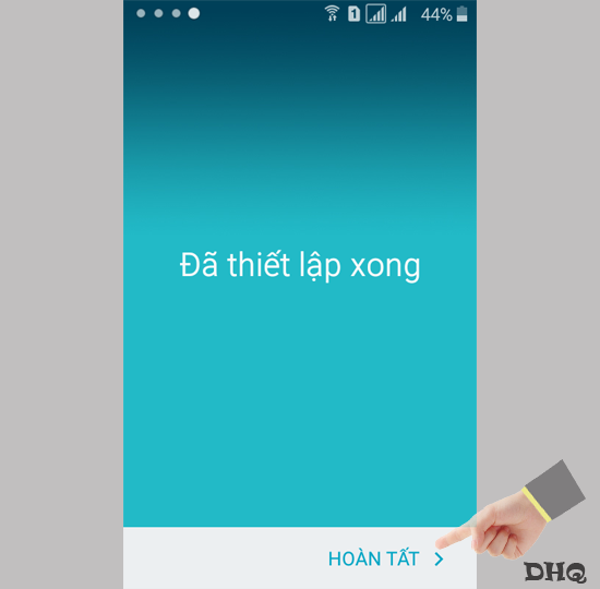 Chọn Hoàn tất